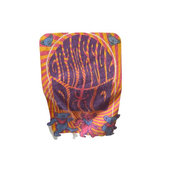 Grateful Dead psychedelic dancing bears boxy graphic band t shirt S - Picture 2 of 5